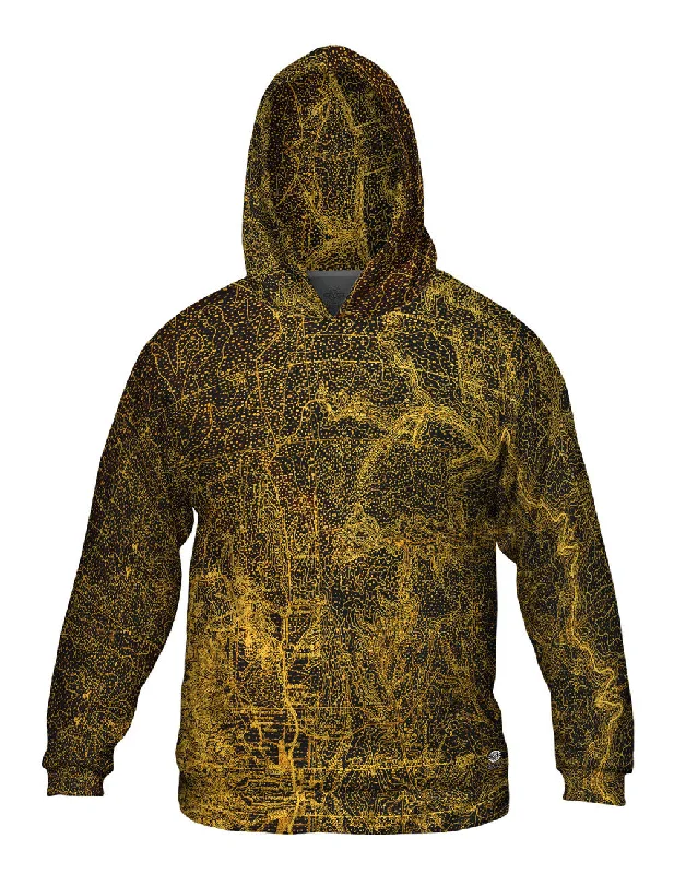 Topography Map Gold Bohemian Men's Free