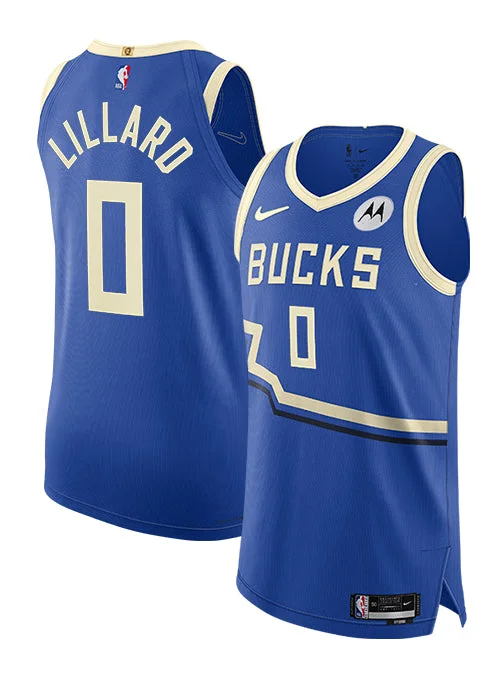 Nike 2024-25 City Edition Damian Lillard Authentic Jersey British Gentleman Style