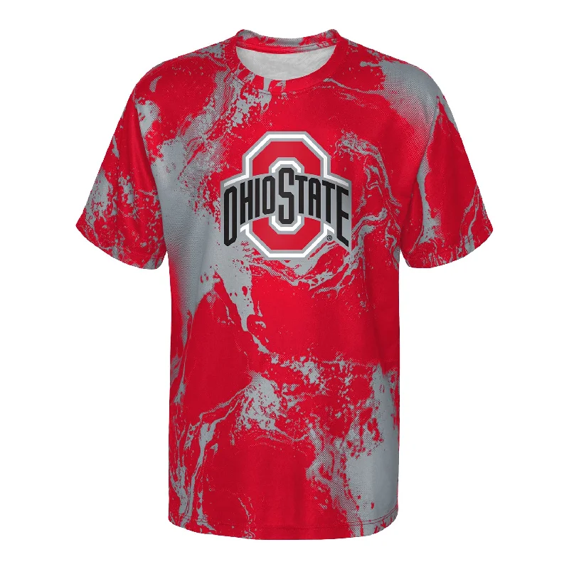 Youth Ohio State Buckeyes In The Mix Scarlet T-Shirt Elegant Men's Cashmere