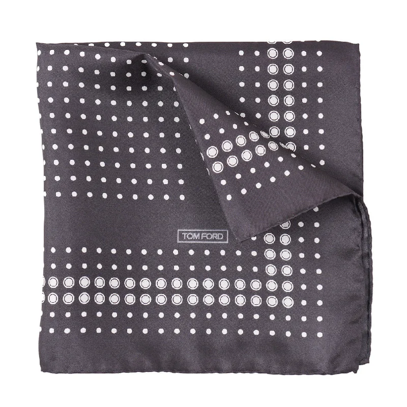 Tom Ford Dot Print Pocket Square Masculine Men's 