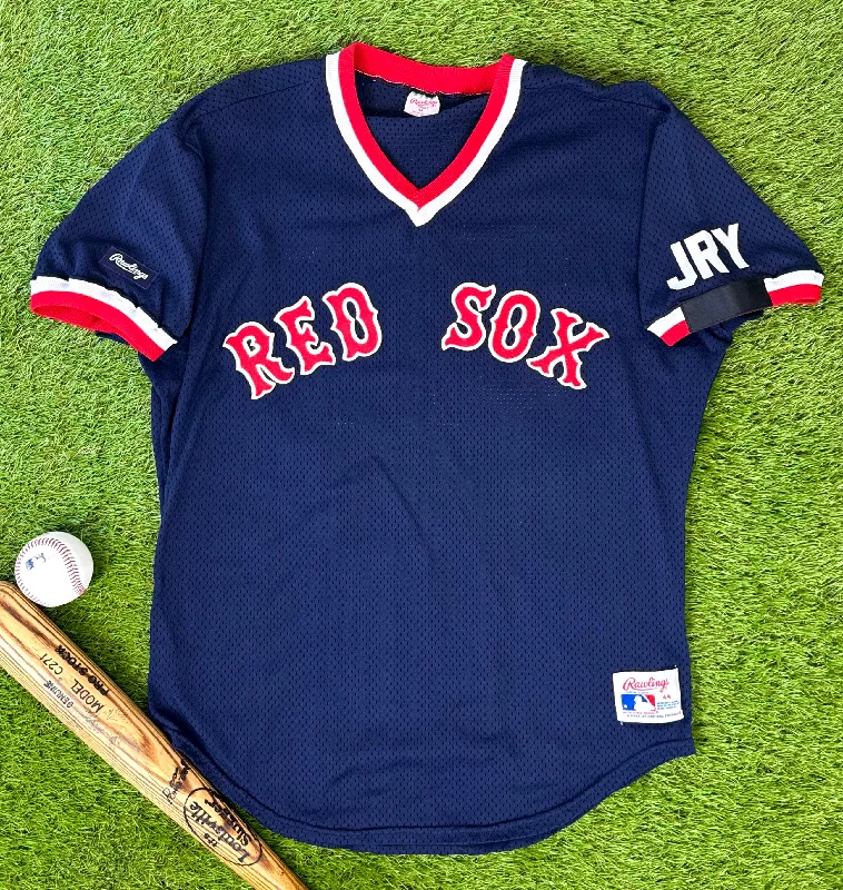 Boston Red Sox 1992 Wade Boggs Batting Practice MLB Baseball Jersey (44/Large) Minimalist Men's Casual 