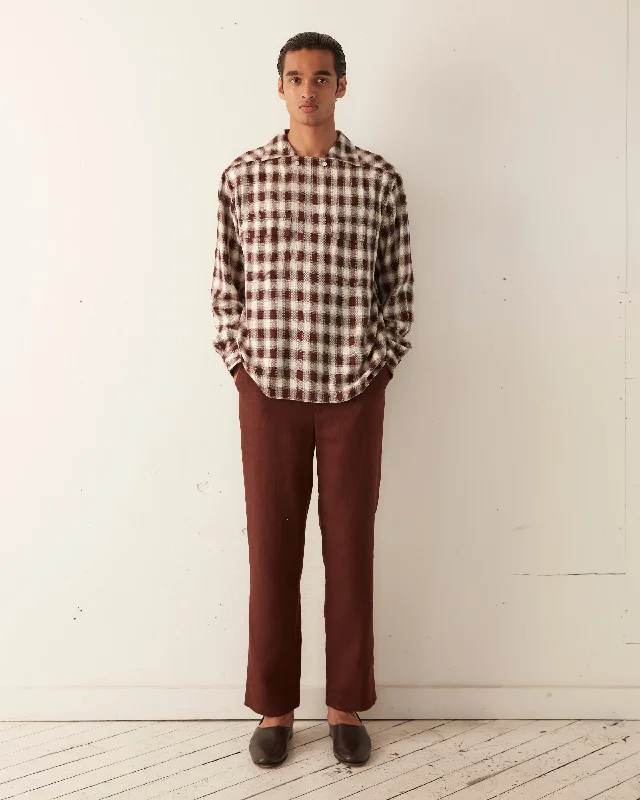 Shadow Plaid Wrenn Shirt Streetwear Style