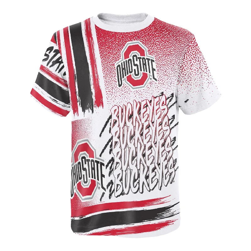 Youth Ohio State Buckeyes Game Time White T-Shirt Sophisticated Men's 