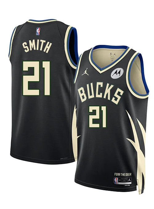 Jordan 2022 Statement Edition Tyler Smith Milwaukee Bucks Swingman Jersey Hip Men's Retro