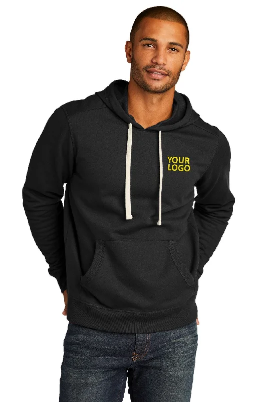 District Re-Fleece Hoodies, Black Beach