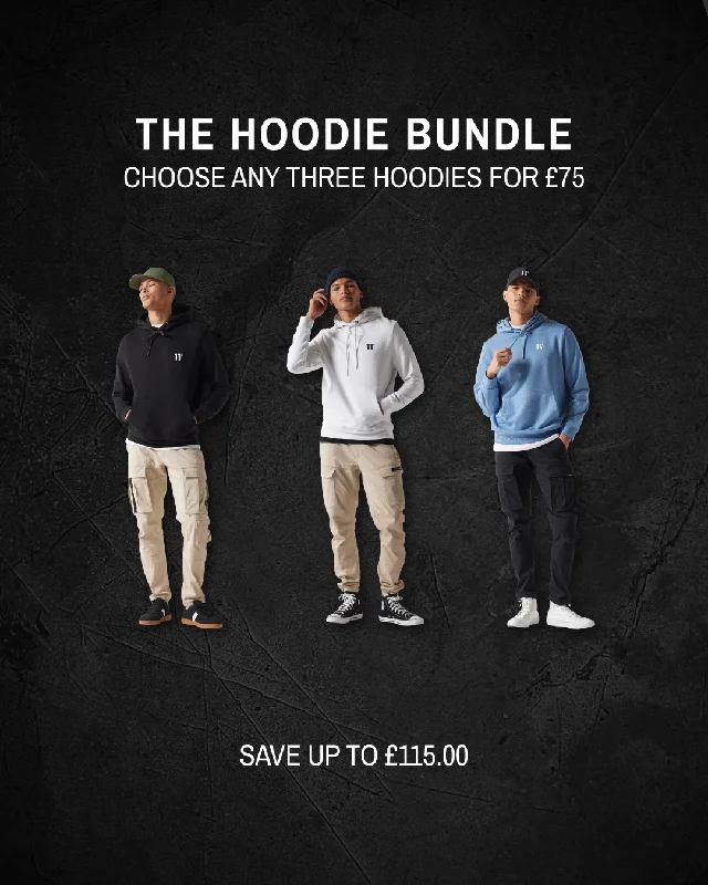 Choose Any 3 Hoodies for £75 Hip Men's Urban