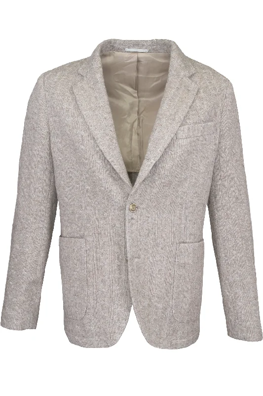 Alberto Zimni Cashmere/Wool Hybrid Sport Coat - Oat Beach