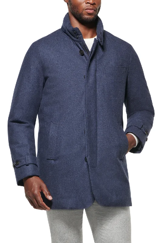 Slim Hooded Carcoat Trendy Men's Oversized