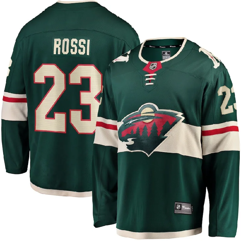 Marco Rossi Minnesota Wild Green Fanatics Breakaway Replica Jersey Refined Men's Hand