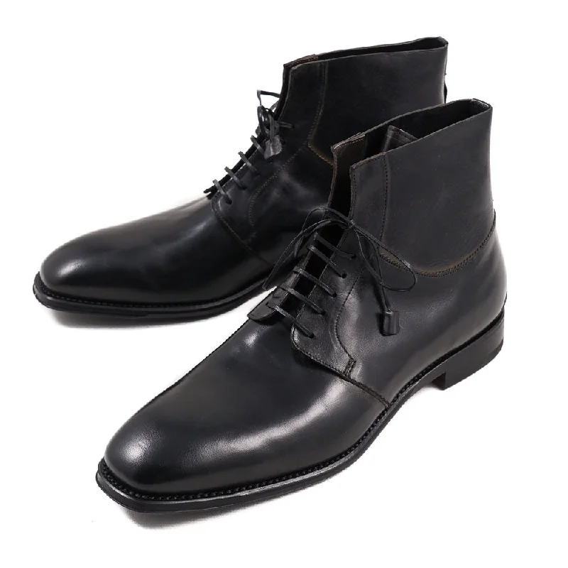 Franceschetti Ankle Boots in Antique Black Refined Men's Velvet