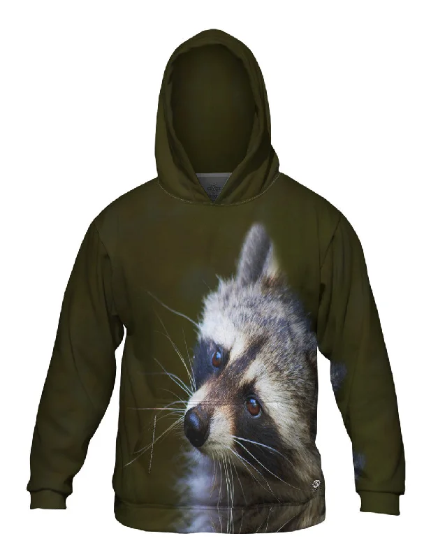 Curious Brown Raccoon Traditional Men's Country