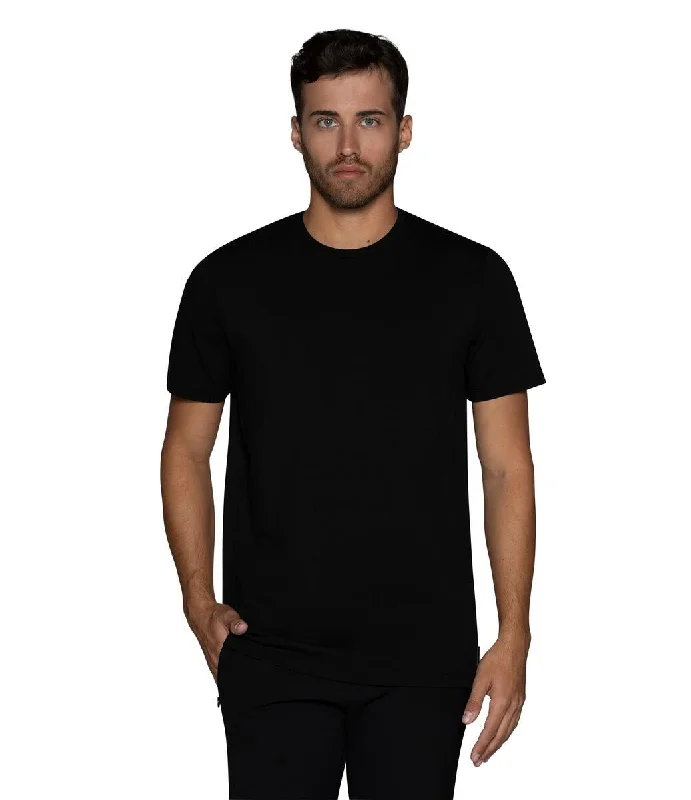 Bertigo Stretch Short-Sleeve Tshirts | FLORENCE-18T SOLID BLACK T-SHIRT Luxurious Men's High