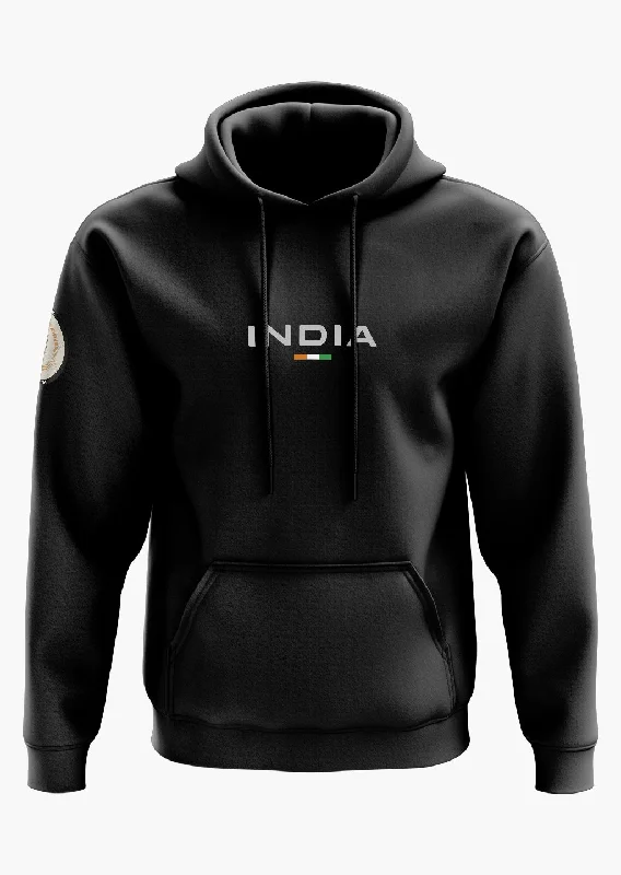 India Tricolour Snow Soft Premium Hoodie Sleek Men's Metallic