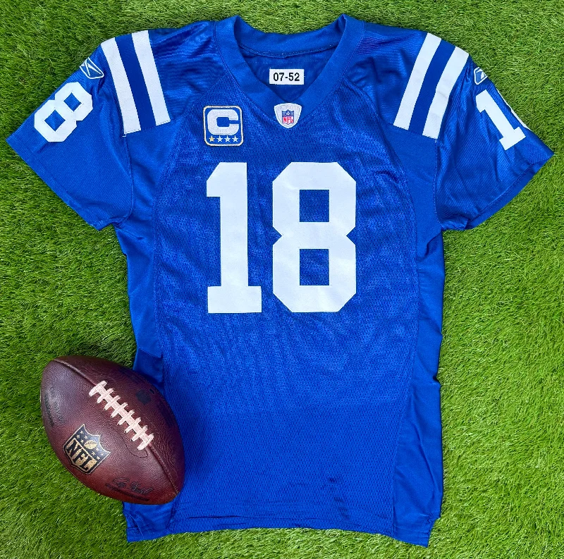 Indianapolis Colts Peyton Manning 2007 NFL Football Jersey (52/XL) Monochromatic Office Style