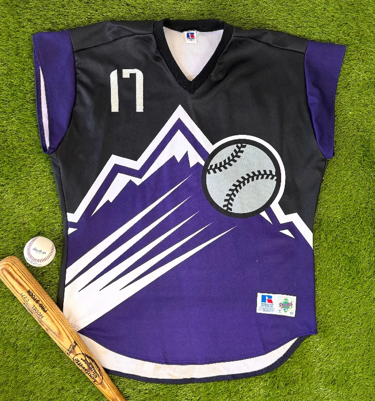 Colorado Rockies 1999 Todd Helton Turn Ahead The Clock MLB Baseball Jersey (52/XXL) Sharp Men's Italian