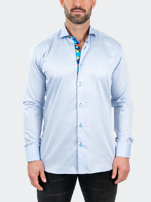 Maceoo Stretch Shirt | Einstein JacqInfinity Blue Vacation