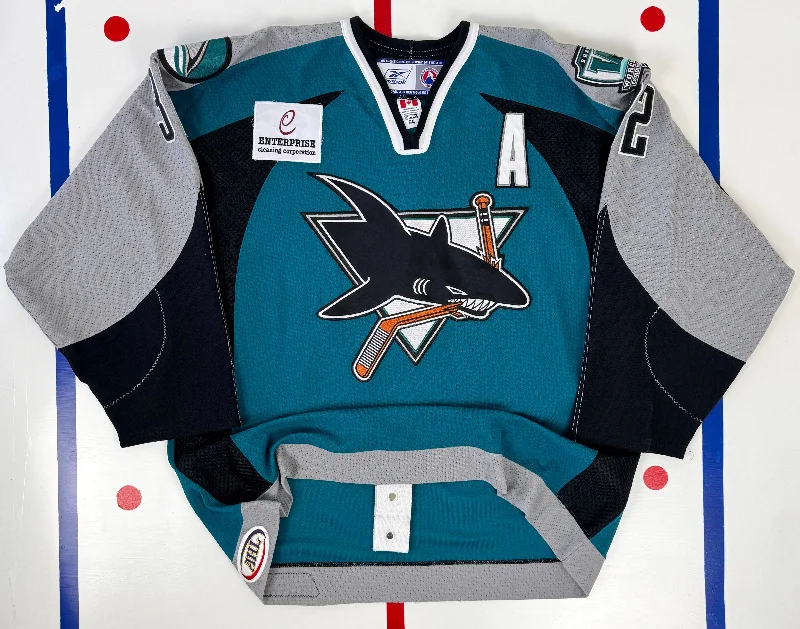 Worcester Sharks 2006-2007 Scott Ferguson Game Worn AHL Hockey Jersey (54/XL) Adventure