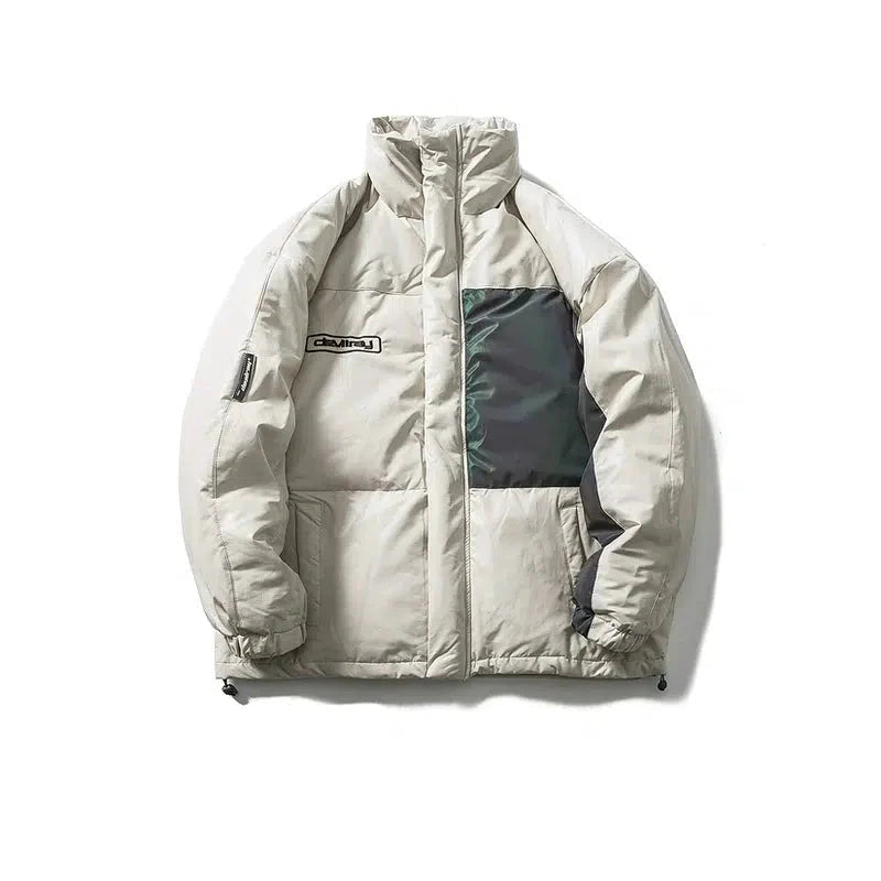 Insulated High-Neck Down Jacket Earthy Men's Sustainable 