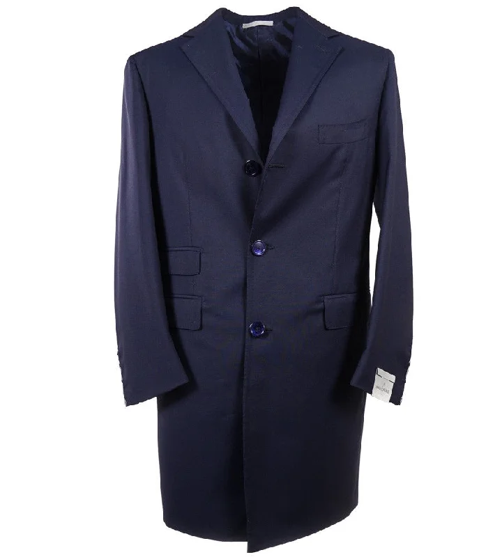 Mauro Blasi Lightweight Wool Overcoat Unique Men's Patch