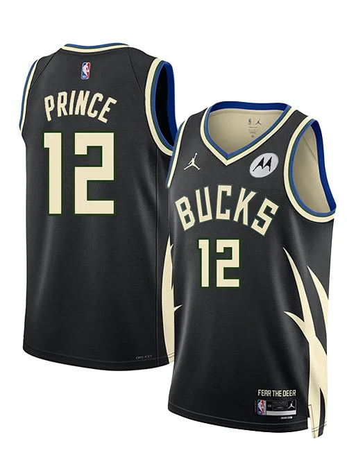 Jordan 2022 Statement Edition Taurean Prince Milwaukee Bucks Swingman Jersey Relaxed Men's Beach