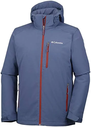 Columbia Men's Gate Racer Softshell-Dark Mountain, Dynamic Men's Moto