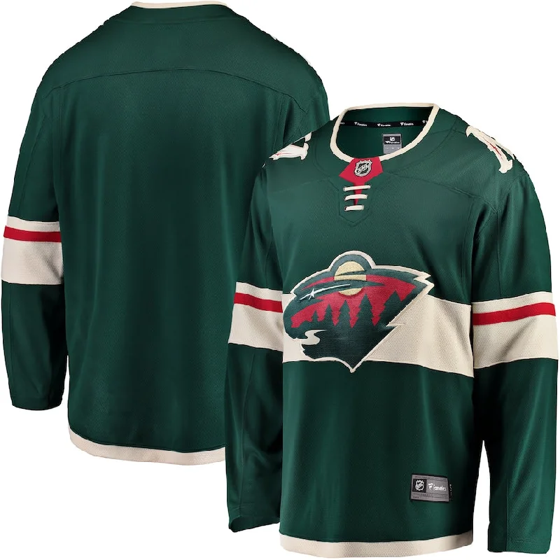 Minnesota Wild Home Green Breakaway Replica Jersey Bohemian Men's Free