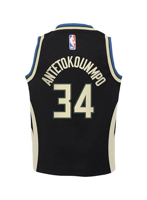 Juvenile Nike 2022 Statement Edition Giannis Antetokounmpo Milwaukee Bucks Replica Jersey Masculine Men's Thick