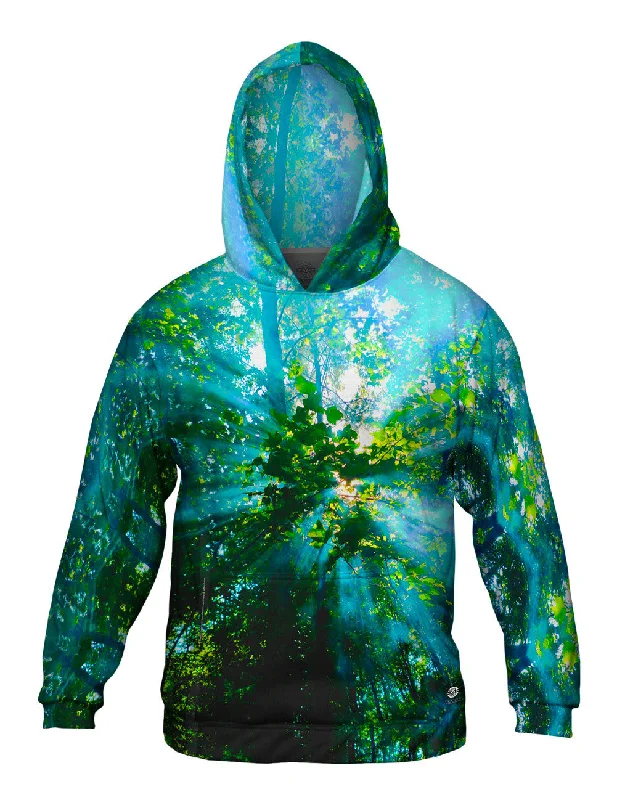 Rays Of Sun Through Smoke In The Trees Trendy Men's Scandinavian