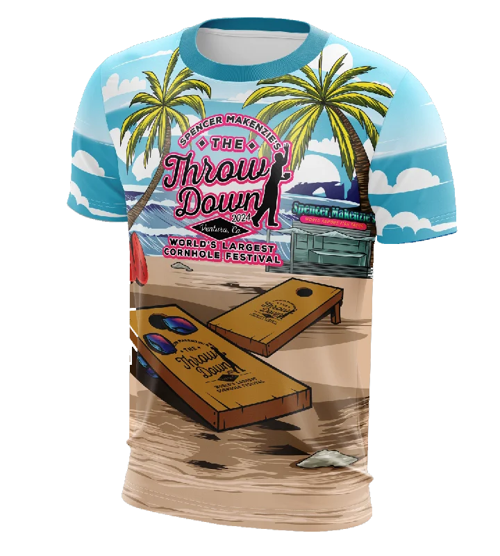 Spencer Makenzies Throwdown 2024 Beach Scene Stylish Men's Neon