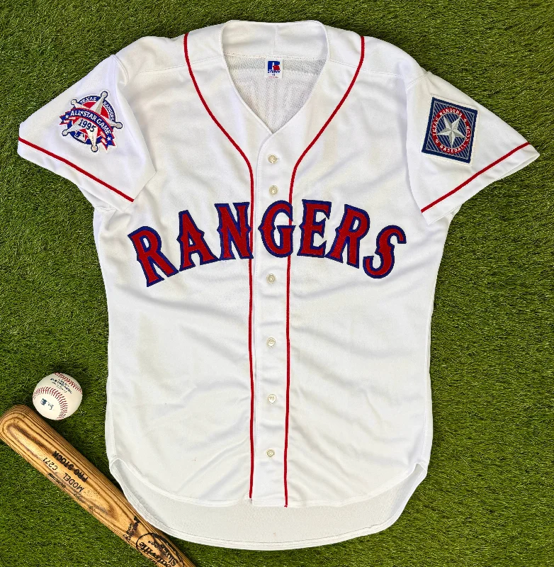 Texas Rangers Ivan Rodriguez 1995 All Star Game MLB Baseball Jersey (44/Large) Streetwear Style