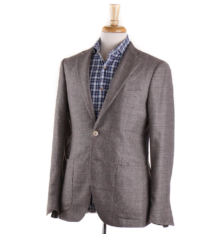 Boglioli Cashmere-Silk Sport Coat in Light Brown Edgy Men's Punk