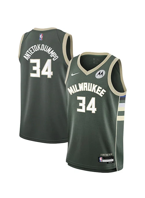 Youth Nike Icon Edition Giannis Antetokounmpo Milwaukee Bucks Swingman Jersey Street