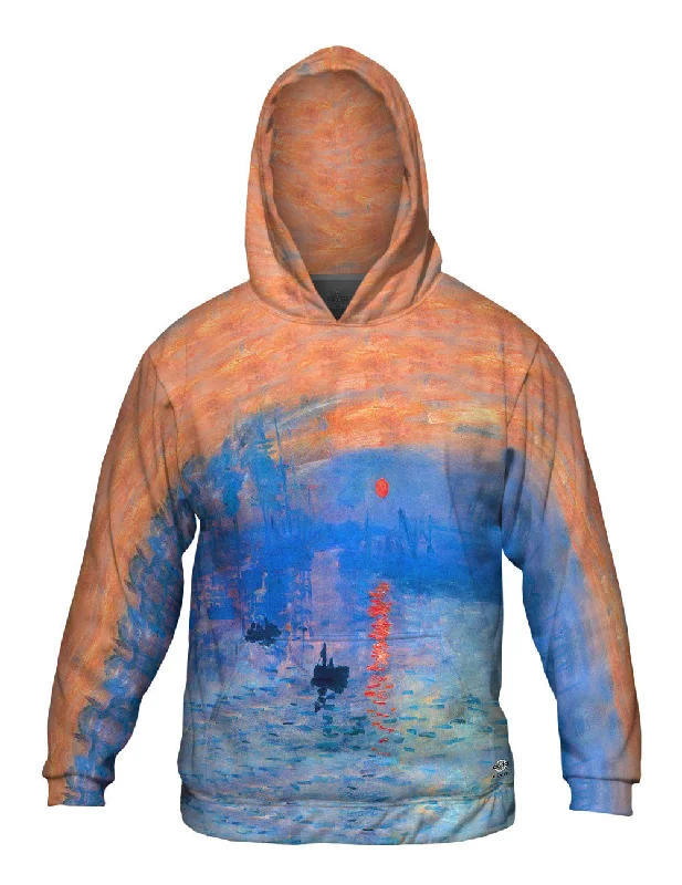 Claude Monet - "Impression Sunrise" (1873) Sleek Men's Metallic