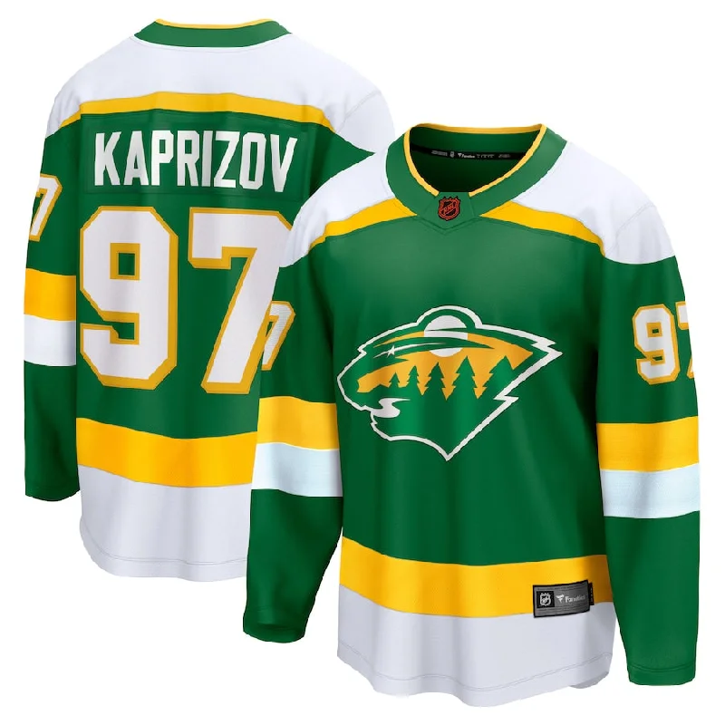 Kirill Kaprizov Minnesota Wild Green Reverse Retro Breakaway Replica Jersey Preppy Men's College