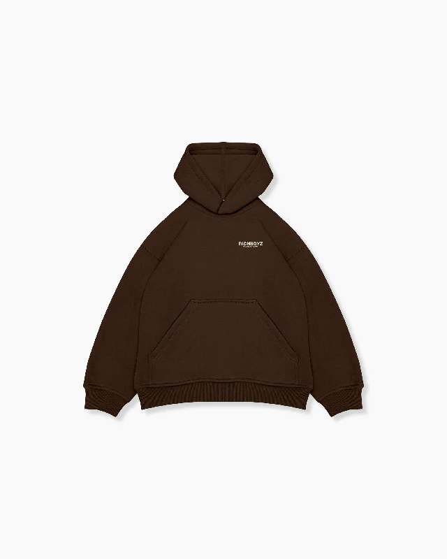 KIDZ HOODIE - CHOCO BROWN Elegant Men's Formal 