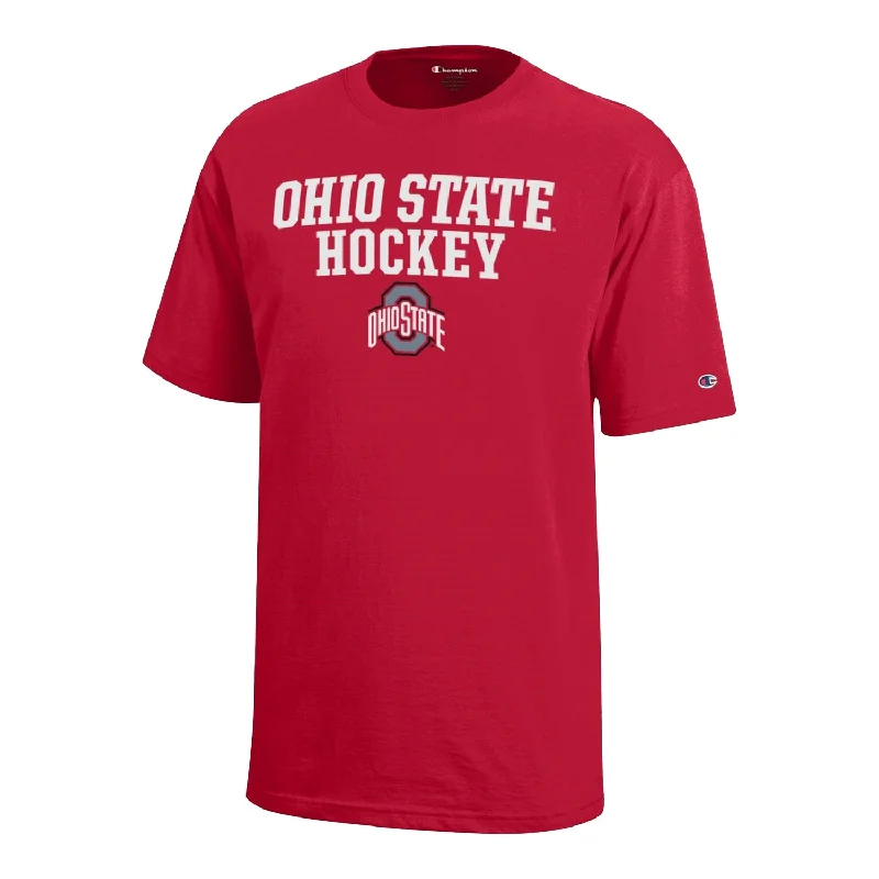 Youth Ohio State Buckeyes Hockey T-Shirt Vacation