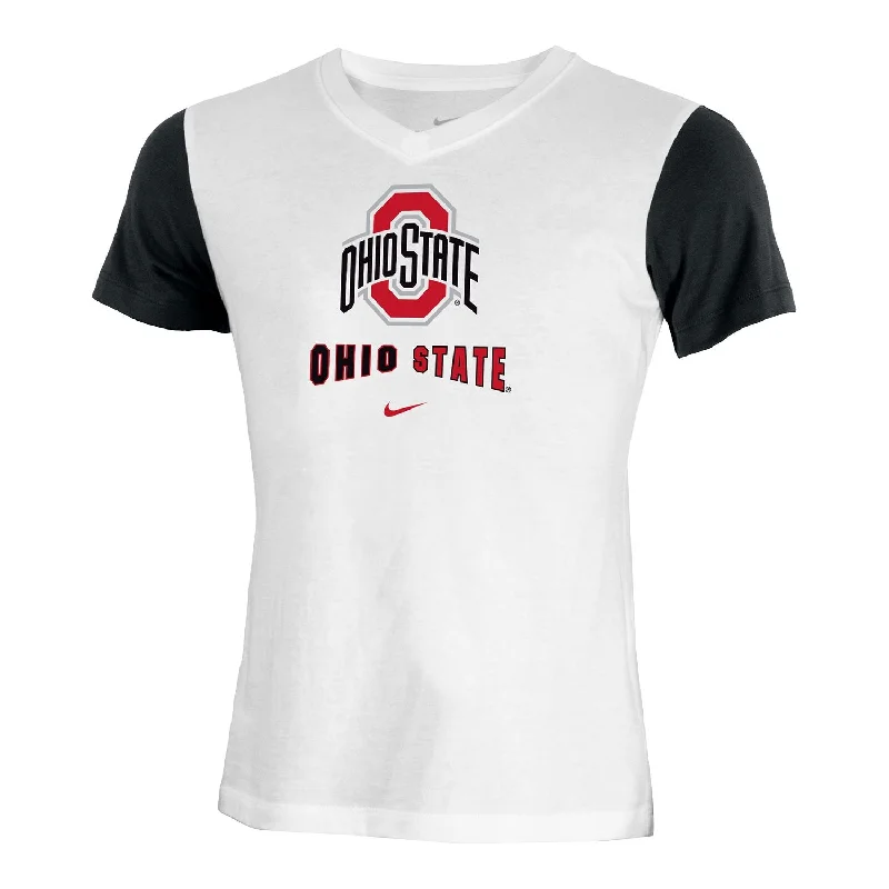 Girls Ohio State Buckeyes Colorblock T-Shirt Modern Men's 