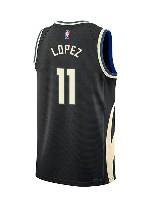 Jordan 2022 Statement Edition Brook Lopez Milwaukee Bucks Swingman Jersey Streetwear Style