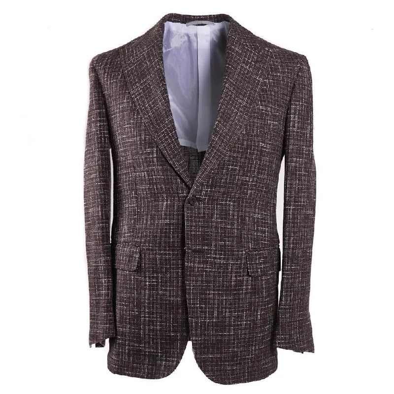 Mauro Blasi Woven Sport Coat with Peak Lapels Refined Men's European