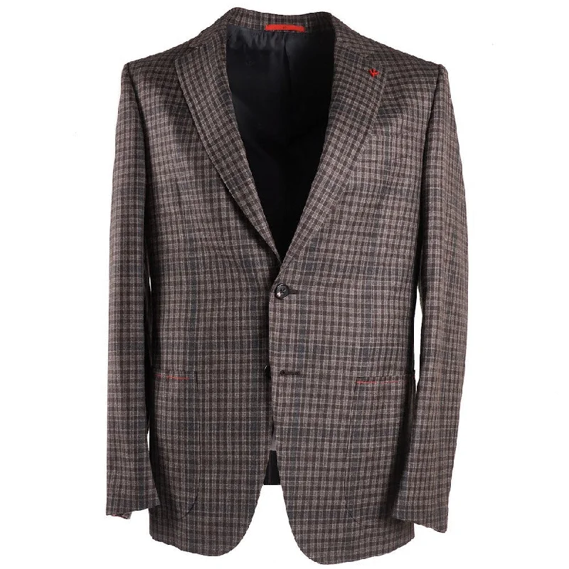 Isaia Super 140s Wool Sport Coat Unique Men's Upcycled