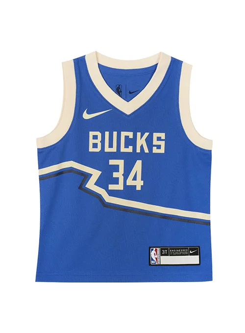 Toddler Nike 2024-25 City Edition Giannis Antetokounmpo Replica Jersey Elegant Men's Formal 