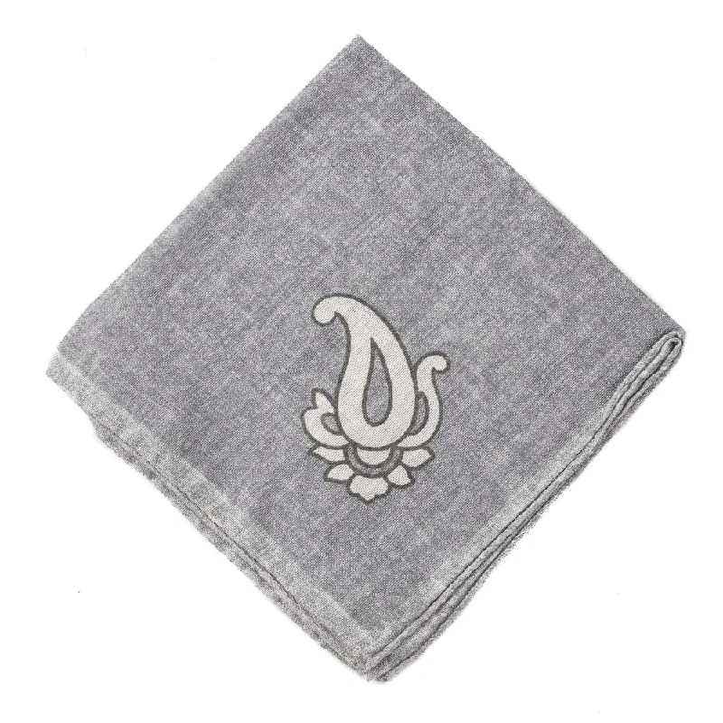 Roda Wool-Silk Pocket Square Sleek Men's Contemporary 