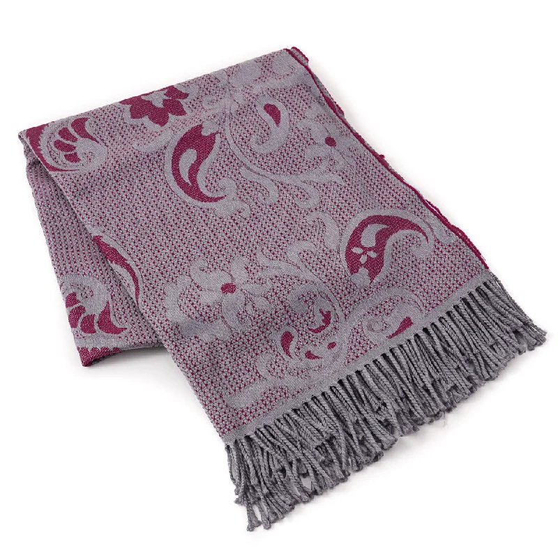 Battisti Paisley Jacquard Wool Throw Blanket Refined Men's Classic 