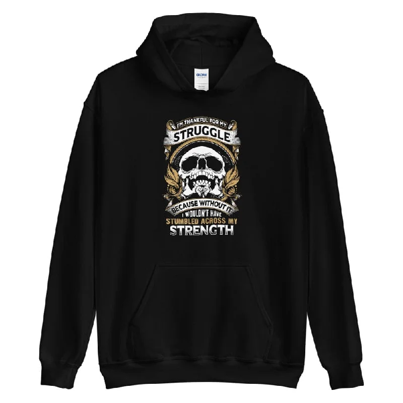 I'm Thankful For My Struggle - Skull Hoodie - up to 5XL Lumberjack