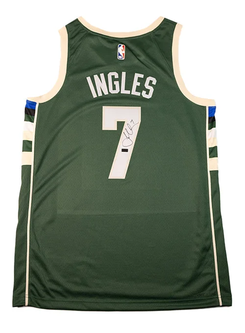 Signed Nike Icon Edition Joe Ingles Milwaukee Bucks Swingman Jersey Sophisticated Men's 