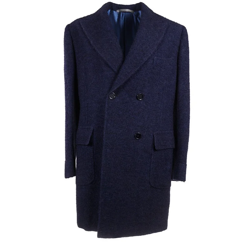 Mauro Blasi Boucle Wool Overcoat Sophisticated Men's French