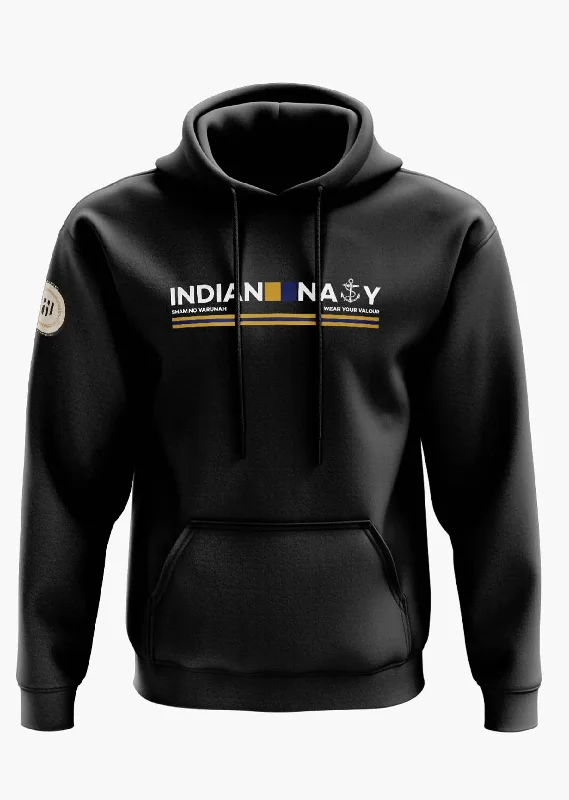 Indian Navy Admiral Snow Soft Premium Hoodie British Gentleman Style