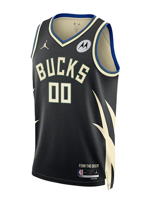 Jordan 2022 Statement Edition Custom Milwaukee Bucks Swingman Jersey Luxurious Men's High