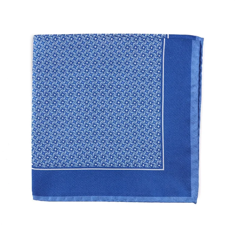 Attolini Jacquard Print Silk Pocket Square Trendy Men's Oversized