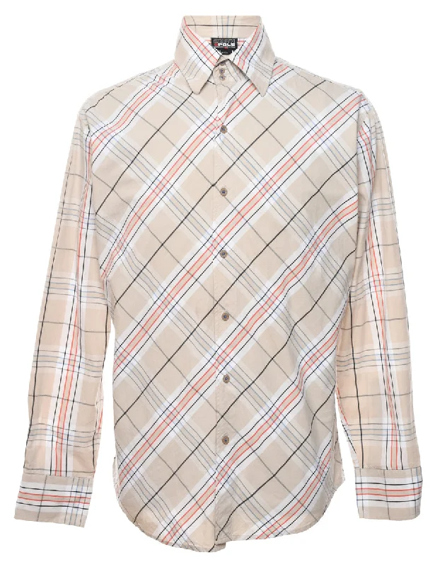 Classic Checked Shirt - M Streetwear Style